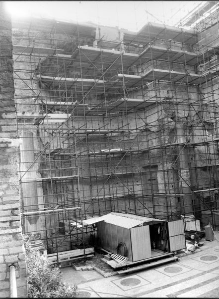 018432 - restauro - Tempio di Venere e Roma, cella occidentale, lavori del 1982, film 1053