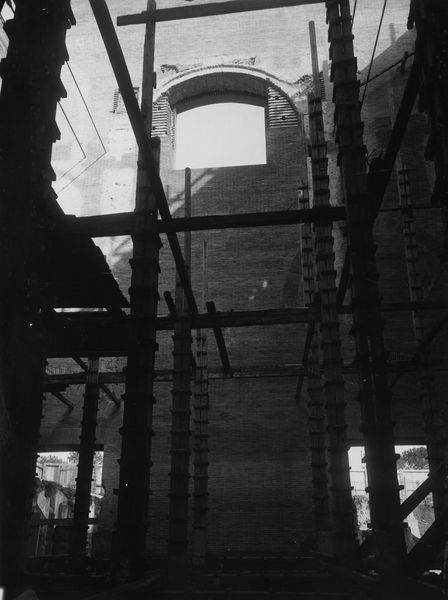 013272 - restauro - Curia, interno, impalcature; Gab. Fot. Naz. Neg. Serie E, Nr. 42687