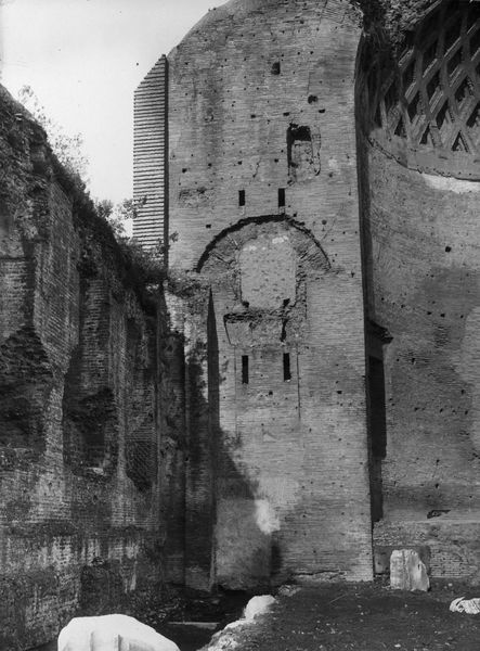 018449 - monumento - Tempio di Venere e Roma, prima del restauro; neg. serie E, nÂ°1292