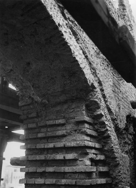 013231 - restauro - Curia, Interno della Chiesa di S. Adriano durante i lavori; Gab. Fot. Naz. Neg. Serie E, Nr. 42620