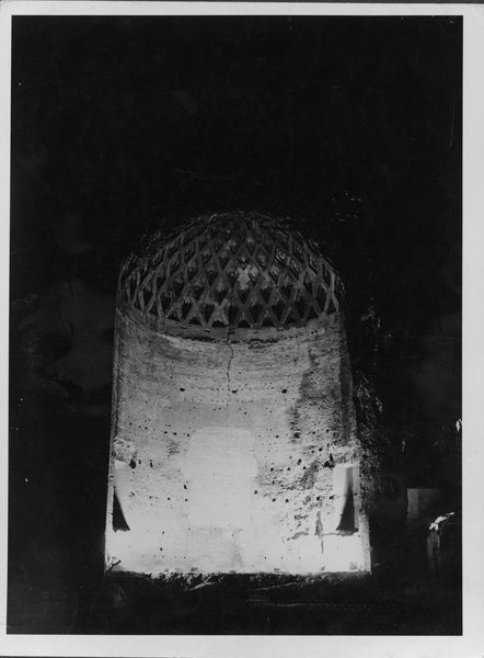 018463 - monumento - Tempio di Venere e Roma, abside orientale con illuminazione notturna; senza negativo