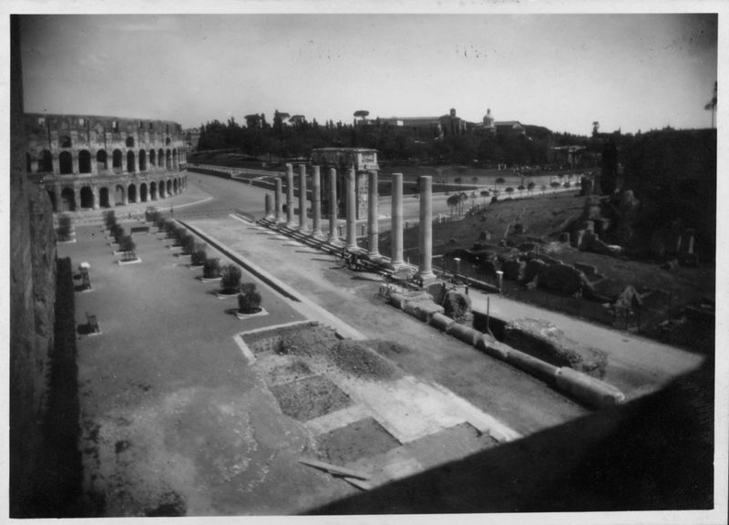 018470 - monumento - Tempio di Venere e Roma, visto dal Foro; senza negativo, 6x6 nÂ° 25437