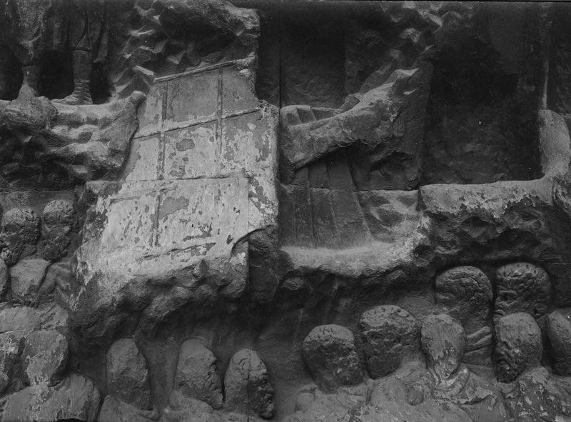 020206 - monumento - Arco di Settimio Severo, fronte est, il pannello storico destro; foto Accademia Americana, E. 17, ripr. film 2930