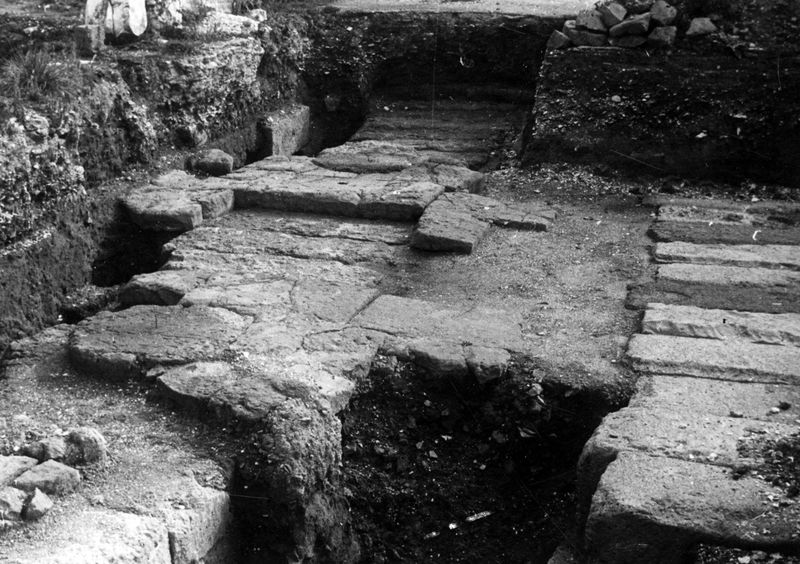 011552 - scavo archeologico - Basilica Emilia, fondazione. Neg. Film nÂ°1505