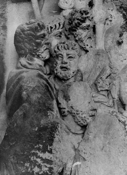 020182 - monumento - Arco di Settimio Severo, fronte orientale, pannello storico sinistro; foto Accademia Americana, n. S-E 7