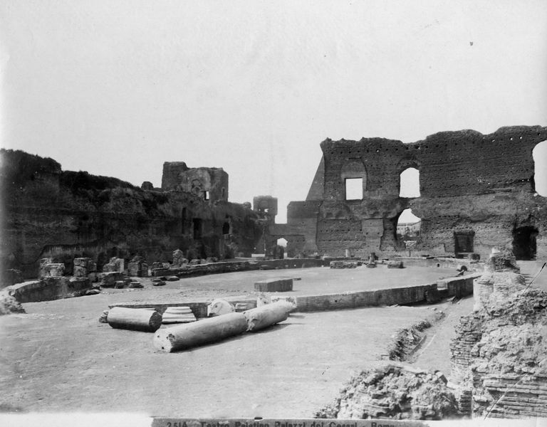 006420 - monumento - Stadio di Domiziano, lato meridionale, veduta generale dell'area sud. Neg. Serie Moscioni