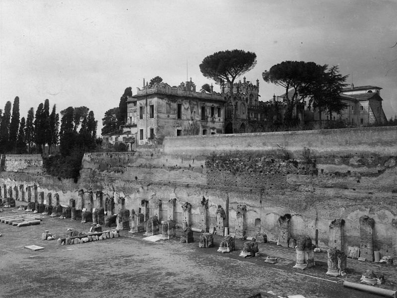 006392 - monumento - Stadio di Domiziano, lato occidentale, veduta generale. Senza negativo 