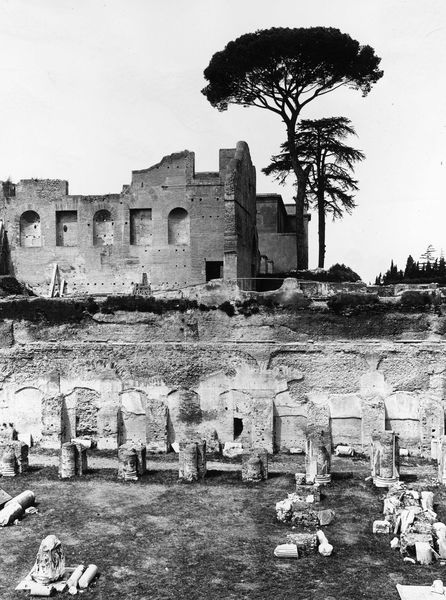 006411 - monumento - Stadio di Domiziano, lato occidentale, prima dei lavori di restauro. Neg. serie e nÂ° 2113