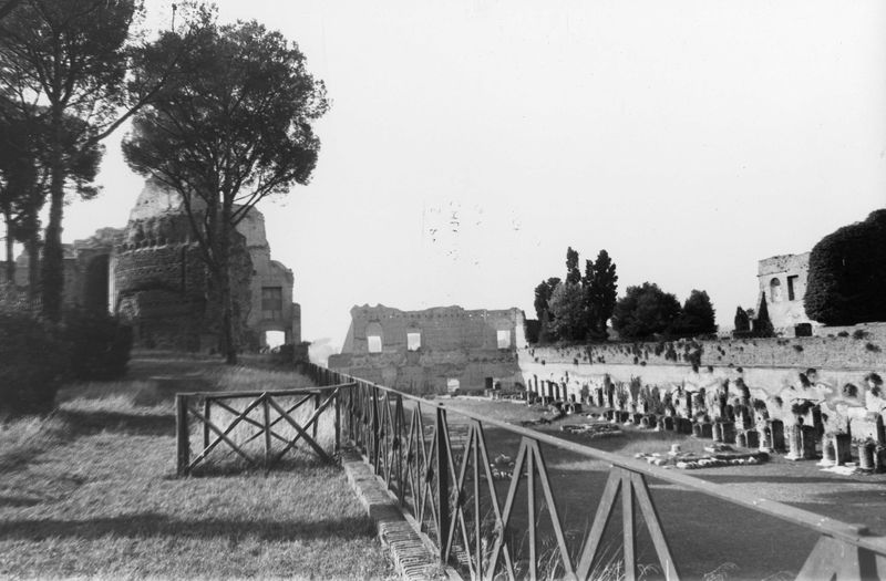 006417 - monumento - Stadio di Domiziano, veduta generale dell'intera area vista da nord. Neg. serie Film nÂ°1247