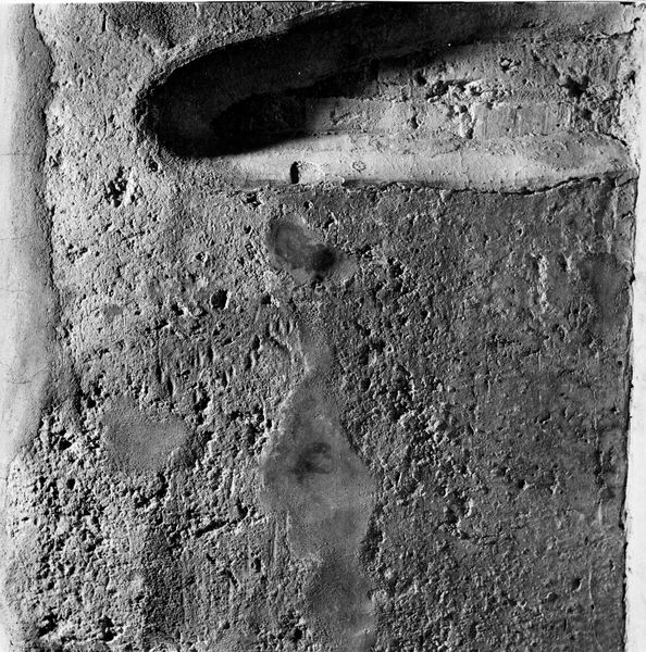 007668 - monumento - Palatino, Domus Tiberiana, ambienti sul Clivus Victoriae, graffiti nel ambiente n.4; neg. serie 6x6, n. 858