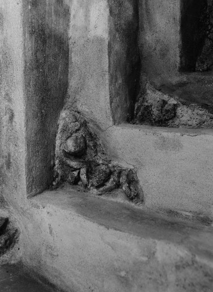 006362 - restauro - Stadio di Domiziano, lato orientale con il Palco Imperiale, galleria anulare superiore : particolare della volta a lacunari dopo il restauro(1988). Neg. serie 6x6 nÂ°14587