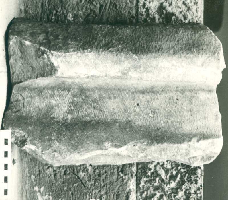 Frammento di scultura panneggiata.
